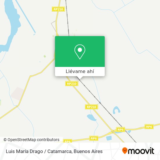 Mapa de Luis María Drago / Catamarca