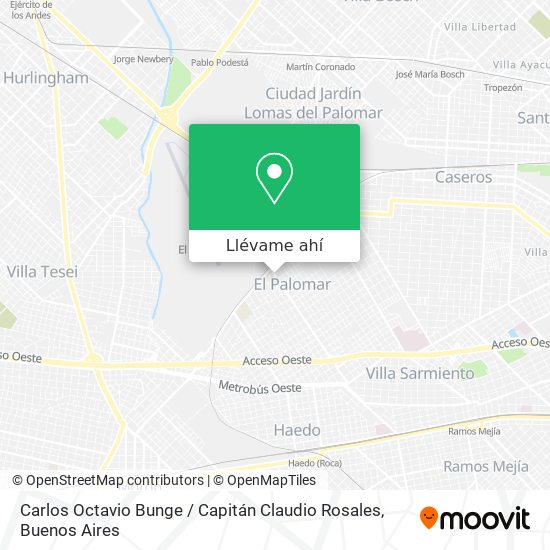 Mapa de Carlos Octavio Bunge / Capitán Claudio Rosales