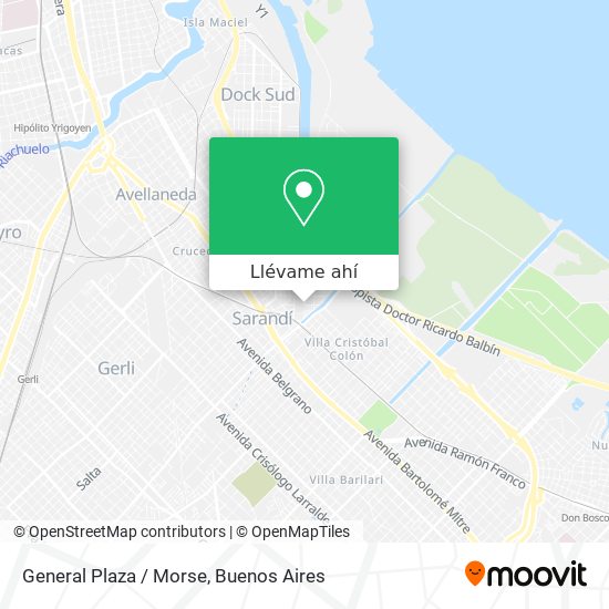 Mapa de General Plaza / Morse