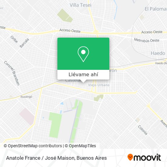 Mapa de Anatole France / José Maison
