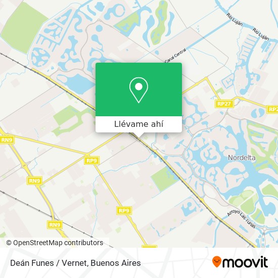 Mapa de Deán Funes / Vernet