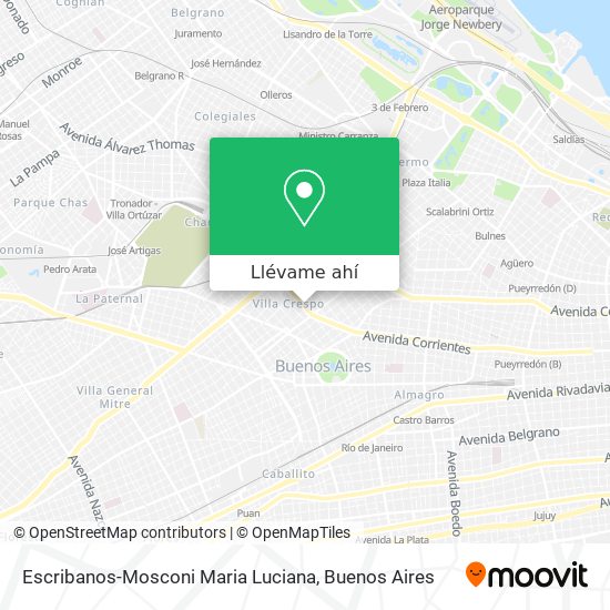 Mapa de Escribanos-Mosconi Maria Luciana