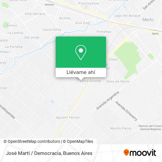 Mapa de José Martí / Democracia