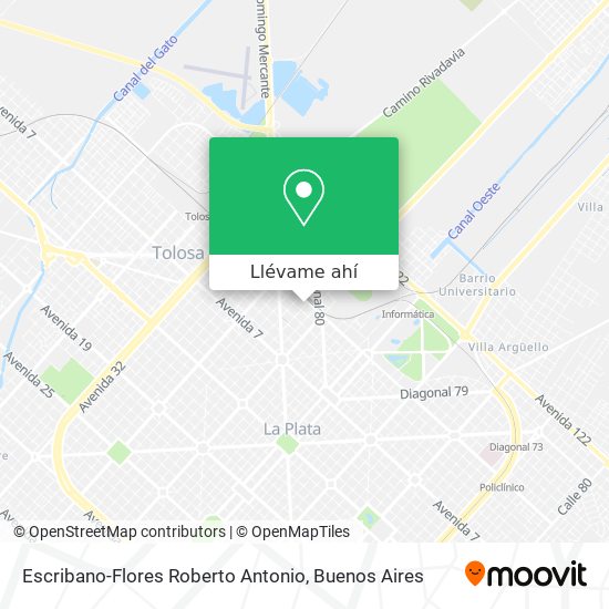 Mapa de Escribano-Flores Roberto Antonio