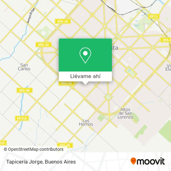 Mapa de Tapicería Jorge