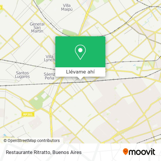 Mapa de Restaurante Ritratto