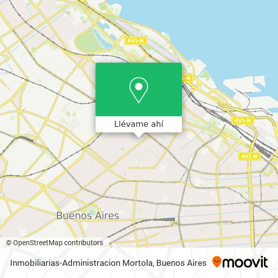 Mapa de Inmobiliarias-Administracion Mortola