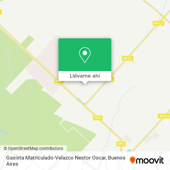 Mapa de Gasista Matriculado-Velazco Nestor Oscar