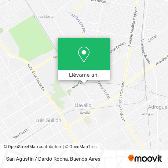 Mapa de San Agustín / Dardo Rocha