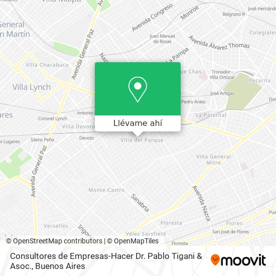 Mapa de Consultores de Empresas-Hacer Dr. Pablo Tigani & Asoc.