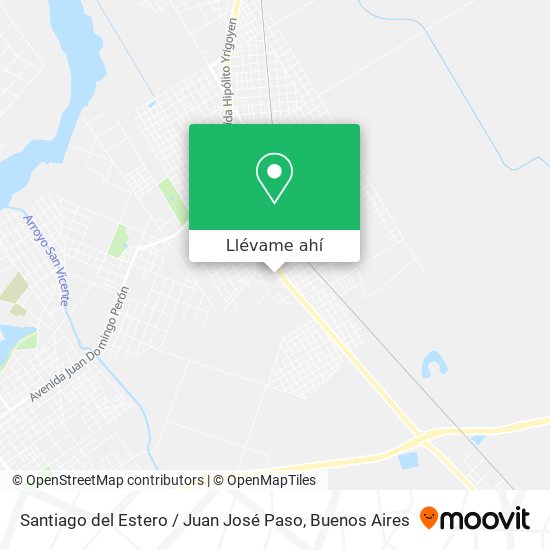 Mapa de Santiago del Estero / Juan José Paso