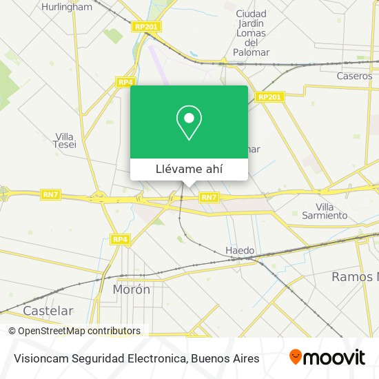 Mapa de Visioncam Seguridad Electronica