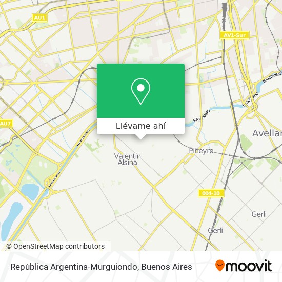 Mapa de República Argentina-Murguiondo