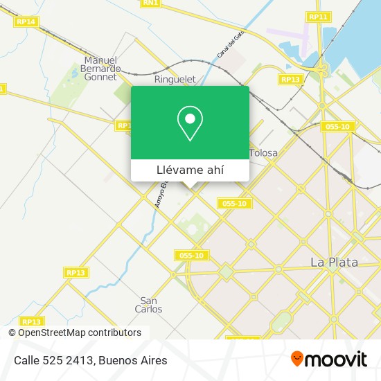 Mapa de Calle 525 2413
