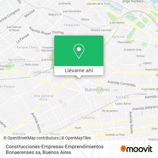 Mapa de Construcciones-Empresas-Emprendimientos Bonaerenses sa