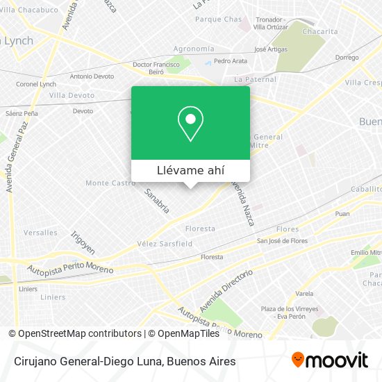 Mapa de Cirujano General-Diego Luna