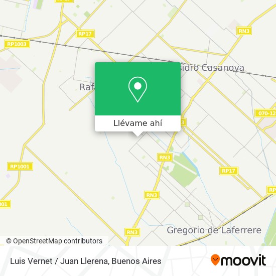Mapa de Luis Vernet / Juan Llerena