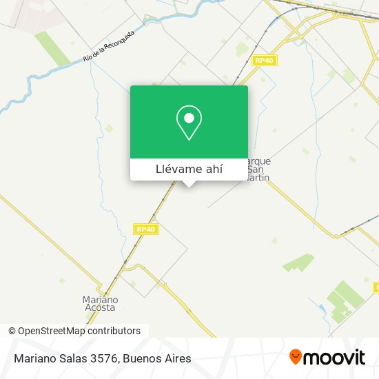 Mapa de Mariano Salas 3576