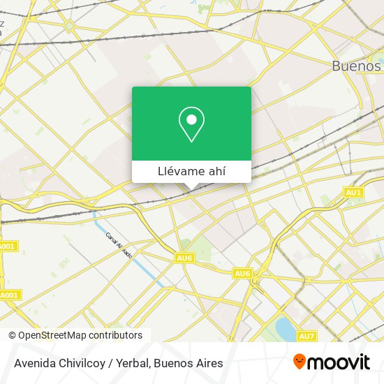 Mapa de Avenida Chivilcoy / Yerbal