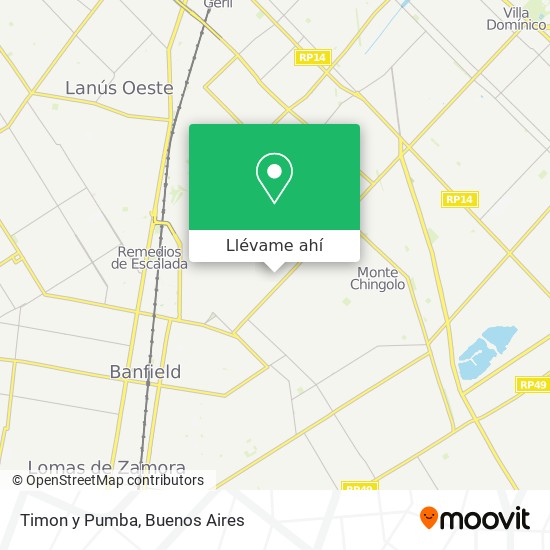 Mapa de Timon y Pumba