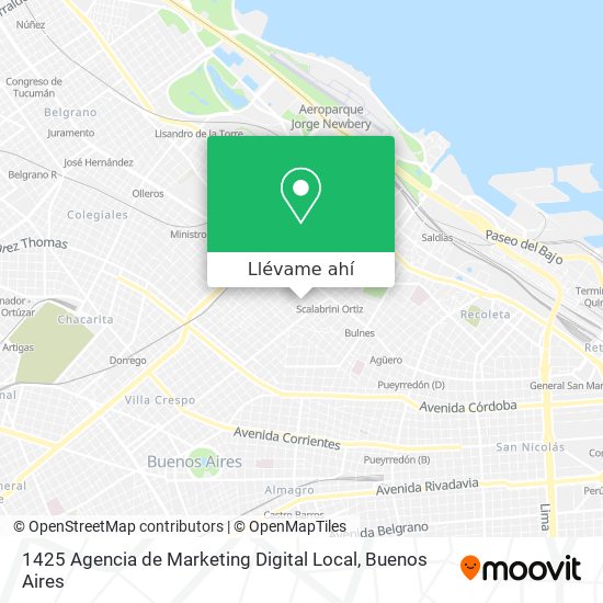 Mapa de 1425 Agencia de Marketing Digital Local