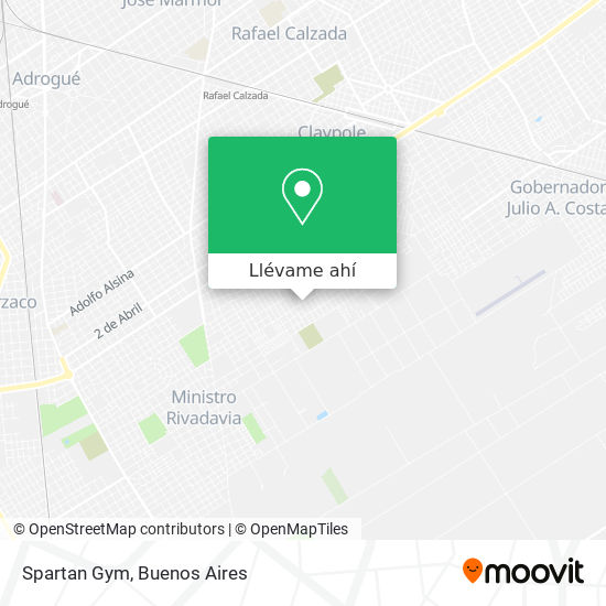 Mapa de Spartan Gym