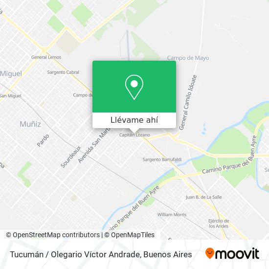 Mapa de Tucumán / Olegario Víctor Andrade