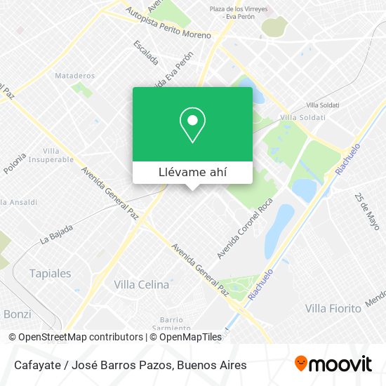 Mapa de Cafayate / José Barros Pazos