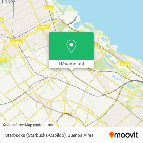Mapa de Starbucks (Starbucks-Cabildo)