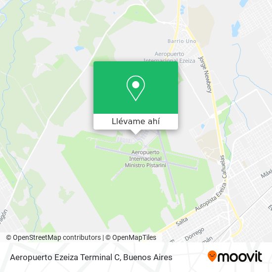 Mapa de Aeropuerto Ezeiza Terminal C