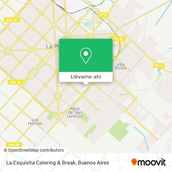 Mapa de La Exquisita Catering & Break