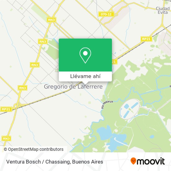 Mapa de Ventura Bosch / Chassaing