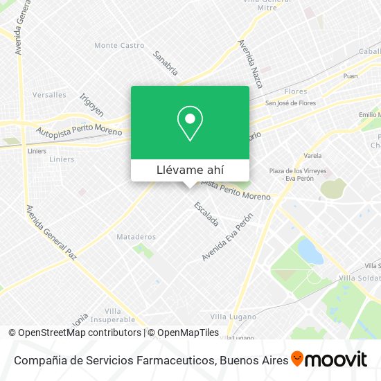 Mapa de Compañia de Servicios Farmaceuticos