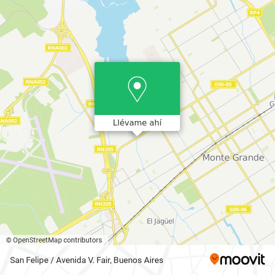 Mapa de San Felipe / Avenida V. Fair