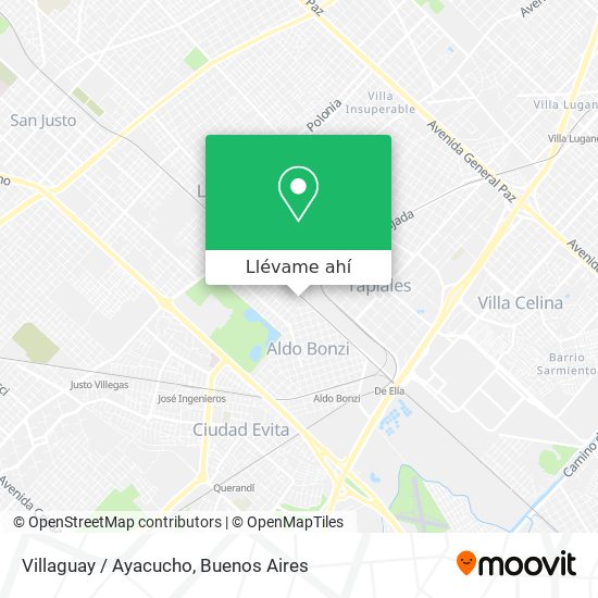 Mapa de Villaguay / Ayacucho