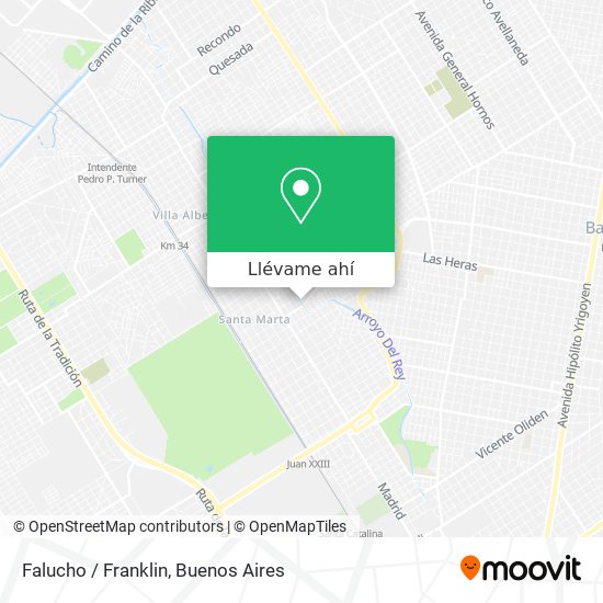 Mapa de Falucho / Franklin