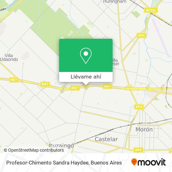 Mapa de Profesor-Chimento Sandra Haydee