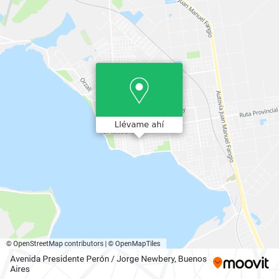 Mapa de Avenida Presidente Perón / Jorge Newbery