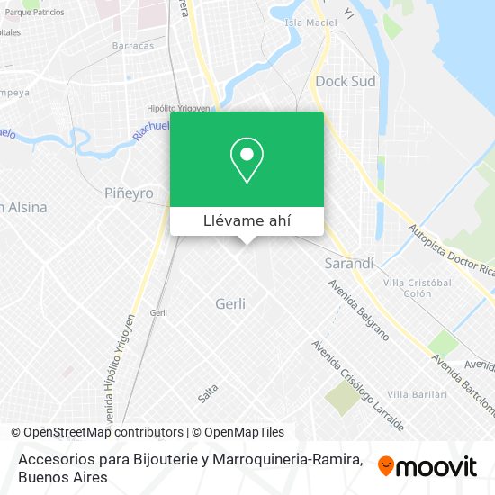 Mapa de Accesorios para Bijouterie y Marroquineria-Ramira