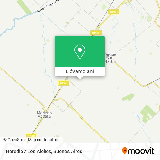 Mapa de Heredia / Los Alelíes