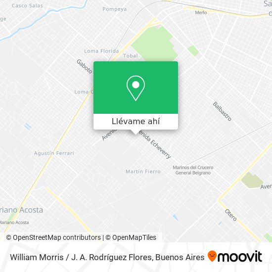 Mapa de William Morris / J. A. Rodríguez Flores