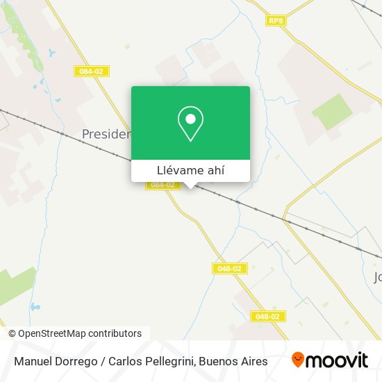 Mapa de Manuel Dorrego / Carlos Pellegrini