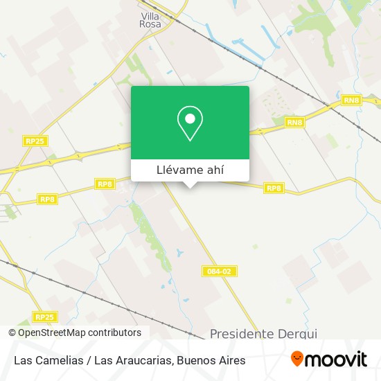 Mapa de Las Camelias / Las Araucarias