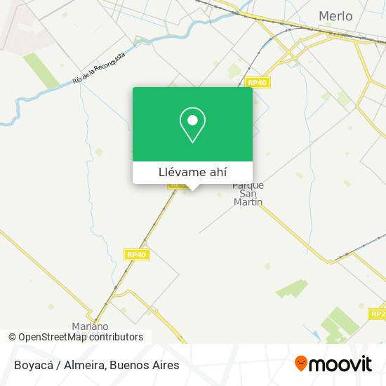 Mapa de Boyacá / Almeira