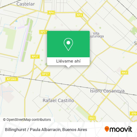 Mapa de Billinghurst / Paula Albarracín