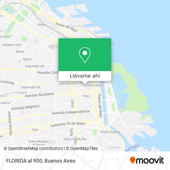 Mapa de FLORIDA al 900