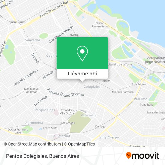 Mapa de Pentos Colegiales