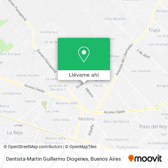 Mapa de Dentista-Martin Guillermo Diogenes