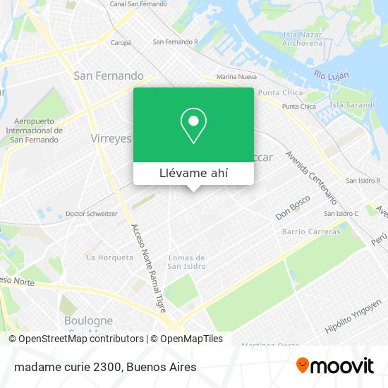 Mapa de madame curie 2300