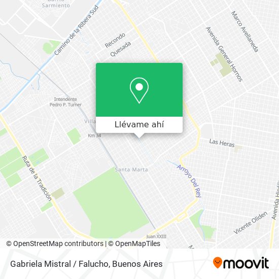 Mapa de Gabriela Mistral / Falucho